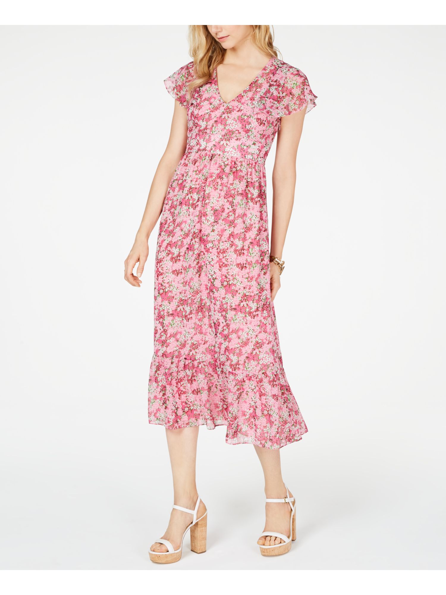 michael kors pink dress shirt